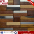 2016 nouveau design vente chaude boutique mur mixte bois mosaïque carrelage en marbre